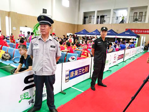 湖北省广场舞恩施赛区活动执勤