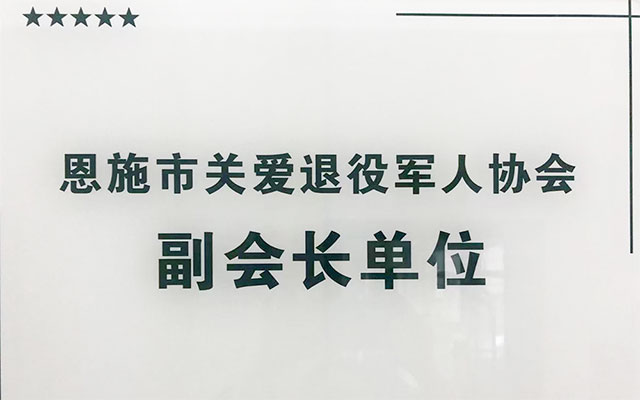 恩施市关爱退役军人协会副会长单位