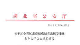 全省抗击疫情成绩突出保安集体